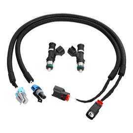 BIGREAT 1204318 1204319 2PCS Fuel Injector with Pigtail Harness Compatible with 2010-2014 Polaris Ranger 800/Crew 800, Compatible with 2012-2013 Polaris Ranger XP 800/RZR 800