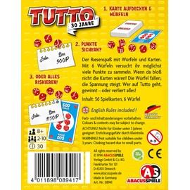 ABACUSSPIELE ABACUSSPIELE 08941 - Tutto, Kartenspiel, Brown