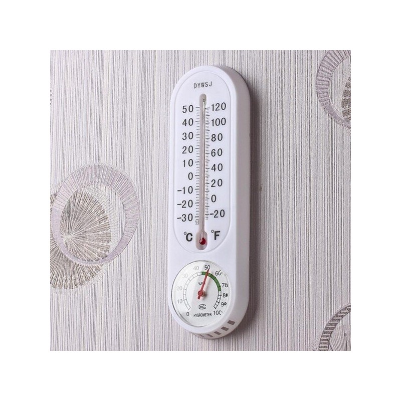 벽걸이 플라스틱 온습도계 습도측정 온도습도측정계 Wall-mounted Plastic Hygrometer Thermometer