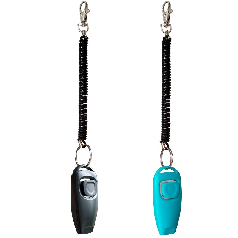 HoAoOo Pet Training Clicker Whistle with Wrist Strap - Dog