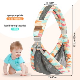 Farerkass Baby Carrier Side Hip Carrier Toddler Mesh Breathable Toddler Carrier Adjustable Ergonomic Side Carrier Baby Suitable for Babies from 3 to 36 Months