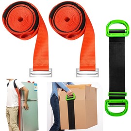 Furniture Shoulder Straps,One-Person Shoulder Lifting and Moving Strap with Adjustable Handle Straps for Harness Moving Furniture & Appliances Heavy Objects