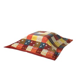 Ikehiko #5189279 Kotatsu Futon Cover, Rectangle, Cynthia, Approx. 82.7 x 98.4 inches (210 x 250 cm), Red, Top Cover, Gabbe, Nordic