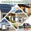 4 String Solar Combiner Box, IP65 Waterproof PV Combiner Break