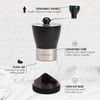 Primula Manual Adjustable Burr Coffee Grinder-Ceramic Mill & Brushed Stainless