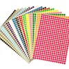 26656pcs 16 Colors 1/4" Small Color Coding Circle Dot Stickers