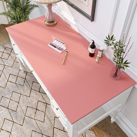 VaryPaper Matte Salmon Pink Wallpaper Stick and Peel Pink Contact Paper for Walls Cabinets Shelves Removable Self Adhesive Vinyl Wallpaper Solid Wall Covering for Girls Bedroom Living Room 15.7"x78.7"