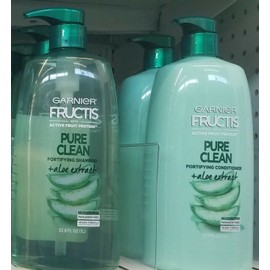 Garnier 2 PACK GARNIER FRUCTIS PURE CLEAN FORTIFYING SHAMPOO & CONDITIONER 33.8 OZ EACH