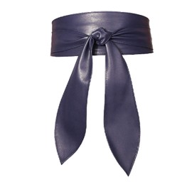 Earnda Womens Fashion Obi Belt Wrap Wide Cinch for Dress Solid Color Belts Navy Medium