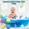 The Smurfs Bath Bombs with Action Figures-Brainy, Handy Smurf, Blossom,