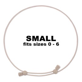 The Original Croptuck: Lightweight Adjustable Band for Crop Tops, Tucking, Cropping Oversized Tops, Layering, Shortening Dresses & No-Sew Fashion Hacks:_Taupe - Small