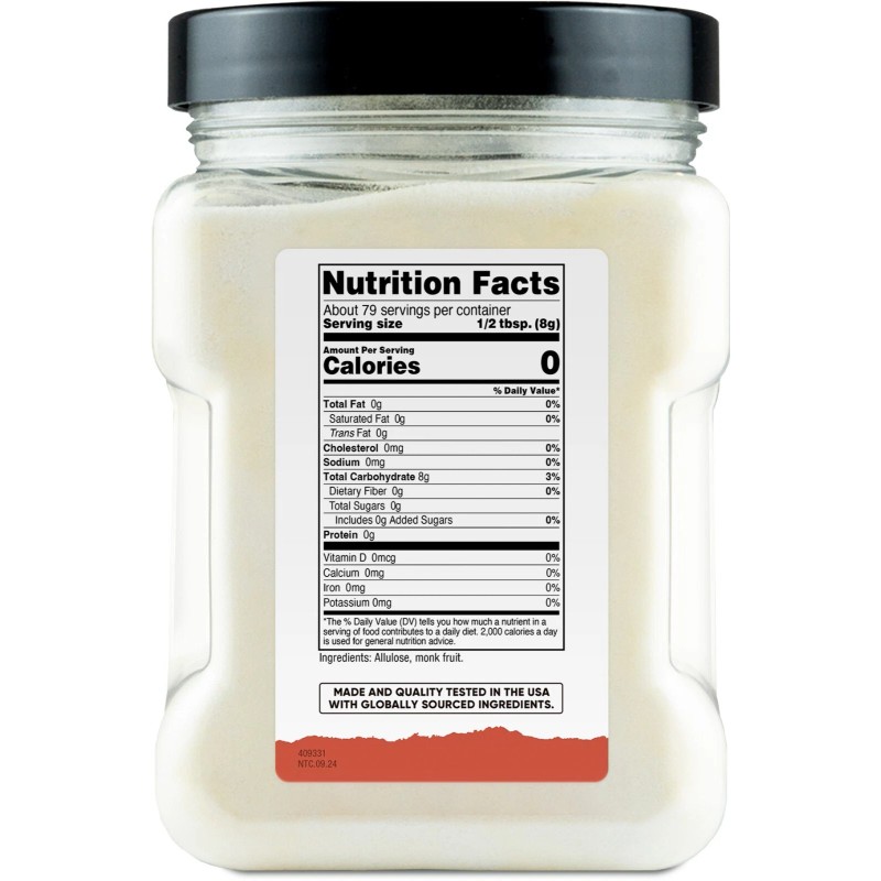Nutricost Pantry Monk Fruit With Allulose (1.4 Pounds) - Nautral