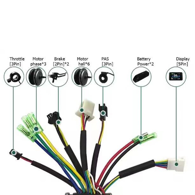 Lithium Battery Conversion Kit Electric Bike Lithium Battery Modified Controller