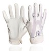SDukes Prime 2.0 American Football Gloves Receiver (White, M)