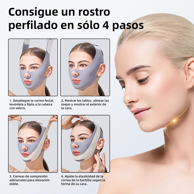 Faja Papada Facial Lifting | 💖 Correa Facial V-Lifting para