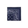Macahel Cotton Paisley Design Bandana (Navy)
