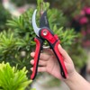 Sofela 8” Secateurs Pruning Scissors, Dual Adjustable Handle Opening Pruning