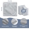 20 Pieces of Multi-Functional Anti-Scratch Wire Cloth Double Silver Wire
