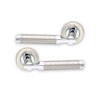 Layton Infinity Decor Solid Zamak Lever on Rose Two Tone