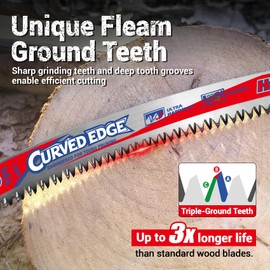 15-Inch Pruning Reciprocating Saw Blades, 6 TPI, Japanese Teeth, 3-Pack