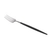 Cutipol GOA GO07 Dessert Fork, Black, 7.3 inches (18.5 cm)