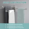 APLusee Polished Chrome Swivel Towel Bar, 304 Stainless Steel Foldable