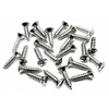 Retro-Motive Chrome #10 x 3/4" Phillips Oval Head Trim Screws