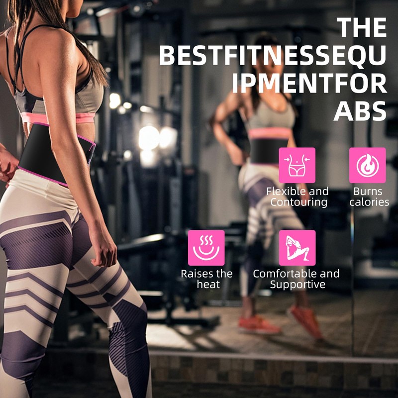 ZPP Waist Trainer for Women and Men, Neoprene Sweat Band
