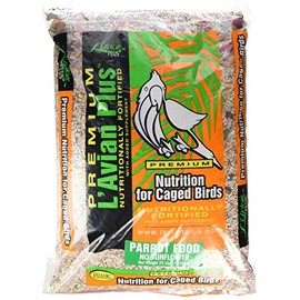 L'Avian Plus Premium Fortified Parrot No Sunflower - 25 Lbs.