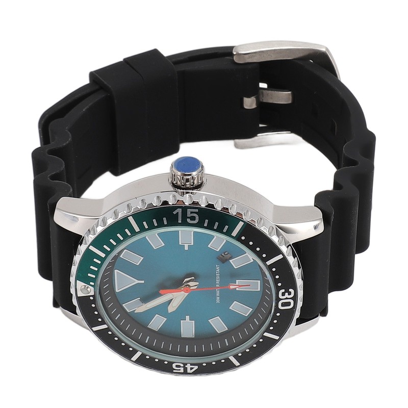 Rotating Bezel Watch Luminescent Automatic Date Analog Display Calendar Waterproof