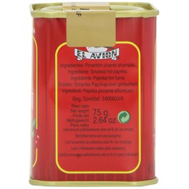 El Avion Smoked Hot Paprika - Pimenton Picante Ahumado