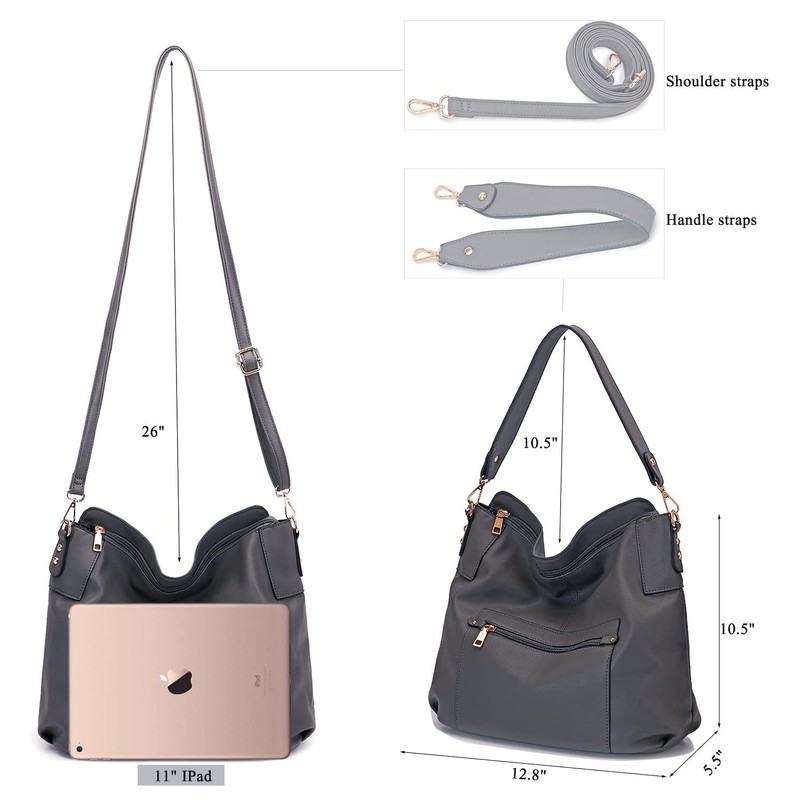 Large Crossbody Bags Ladies Shoulder Handbags Purse and Wallet Set