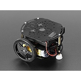 Adafruit Mini 3-Layer Round Robot Chassis Kit - 2WD with DC Motors