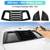 LitMiRaCle Rear & Side Window Louvers Windshield Sunshade Wind Shutter