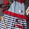 DII Women's Cotton Skirted Kitchen Apron for Cooking, Baking &