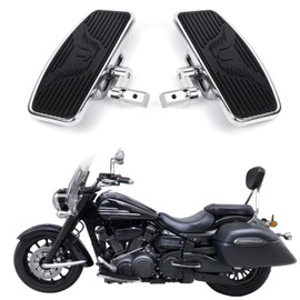 Drytuns Adjustable Front Floorboards 8.5in. for Yamaha Vstar 250 650 1100 1300, Foot Pegs for Honda Shadow 750 VTX 1300 1800 Magna, Front Foot Pedals for Suzuki GZ150-A GZ125 VL400 VL800