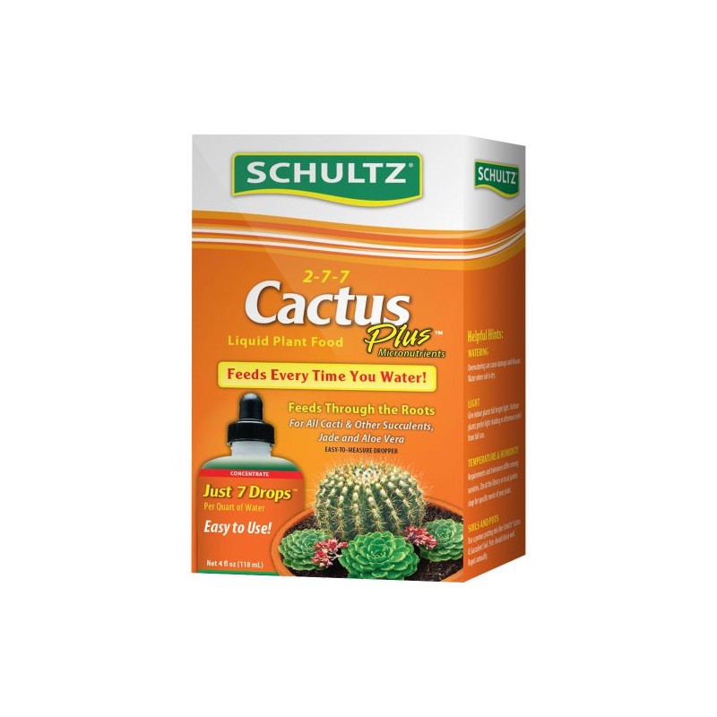Schultz Cactus Plus 2-7-7 liquid Plant Food, 4-Ounce