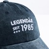 Jeasona Navy Blue Baseball Cap for Men Legendary Cap Birthday