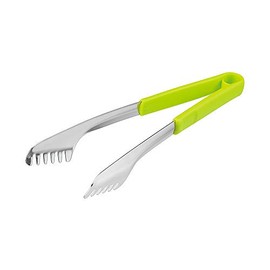 Shimomura Industry FV-204 Full Veggie Salad Tongs, Dishwasher Safe, Made in Japan, Niigata, Tsubame Sanjo, Green, 1.4 x 1.5 x 9.4 inches (35 x 37 x 240 mm)
