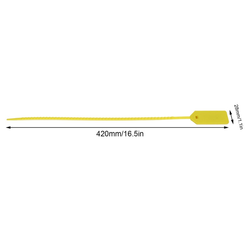 50pcs Zip Tie Tag Readable Writable 40KG Tensile Strength Self