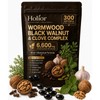 Holior Wormwood Black Walnut Cloves – 300 Count, Digestive &