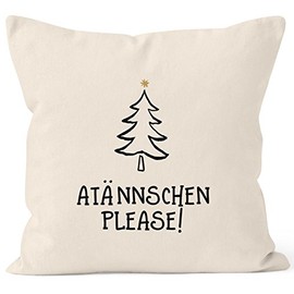 MoonWorks At?nnschen Please! Christmas Decorative Cushion Cover Gift Natural Jumper