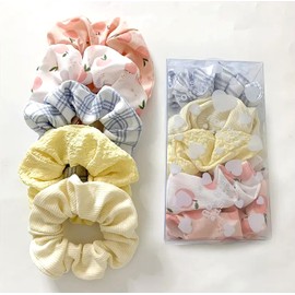 MTWC 5 Pcs Hair Scrunchies for Girls, Silk Scrunchies for Hair, Satin Scrunchies for Girls, Hair Scrunchies for Women, Silk Hair Scrunchies, Silk Hair Ties, Hair Accessories for Girls Ponytail Holders
