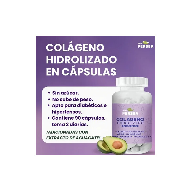 A&G Persea - Pack 4 Capsulas De Colageno Con Biotina