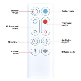AHTHA AM09 Remote Control for Dyson Dyson White Replacement Remote Control
