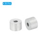 PATIKIL 50pcs 1.5mm Wire Rope Stop Sleeves Aluminum Crimp Loop