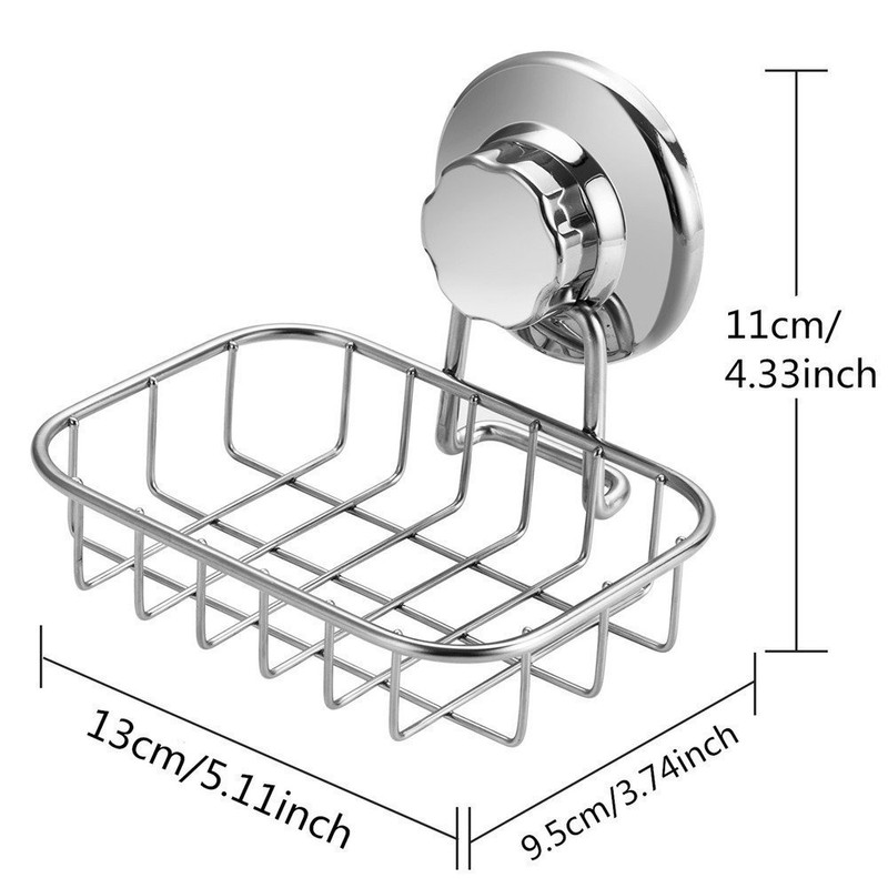 Soap Dish, Sponge Rest, Soap Tray, Soap Holder, Securely Attached,