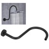 Shower Arm S Shape Gooseneck Stainless Steel Shower Head Extension