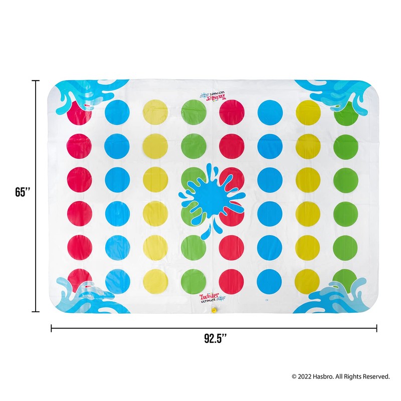 Hasbro Twister Ultimate Splash – Giant Outdoor Inflatable Water Twister