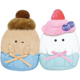 Crux Keychain Niko Nui Niko Nui 2-Piece Set Matching Fluffy Cheeks Attach with Magnets Mont Blanc Tobanune Plush 118502